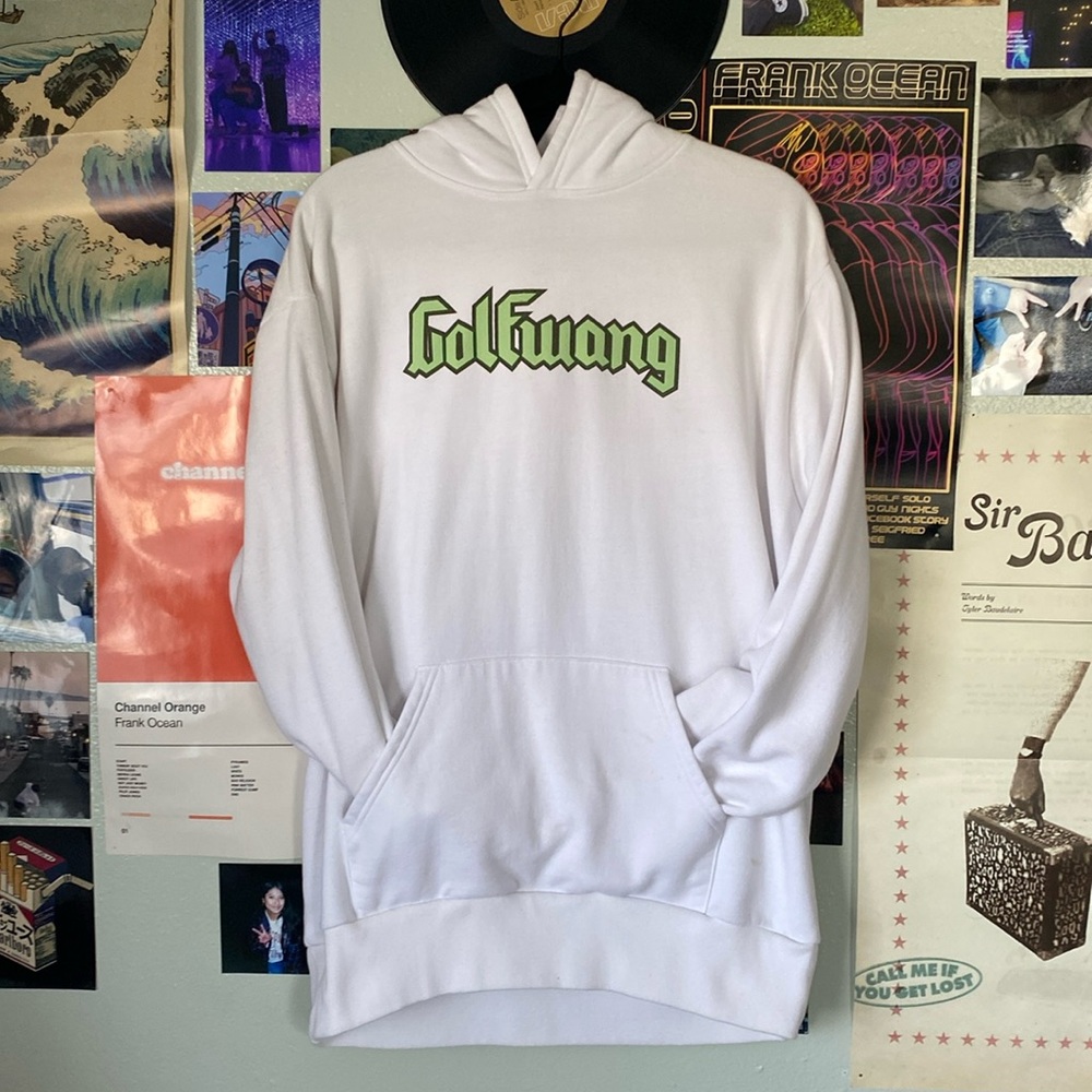 📀White Golfwang Logo Hoodie📀